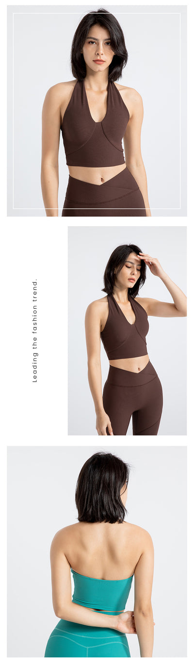 Top Deportivo Yoga con Espalda Abierta - Sujetador Fitness Elegante - Image 12