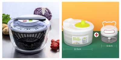 Secador y Limpiador de Frutas y Verduras con Canasta Giratoria - Image 11