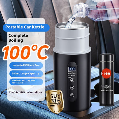 Hervidor Eléctrico Portátil para Auto 12V/24V Universal - Image 2