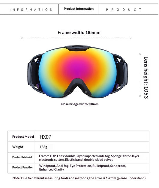 Gafas de Protección para Motociclismo, Escalada y Esquí - Image 16