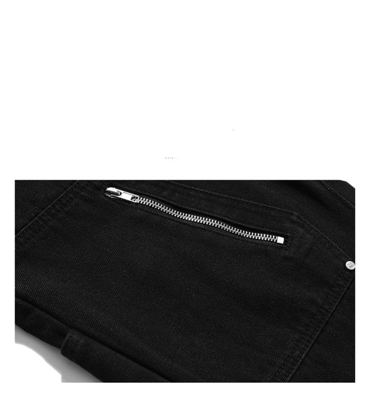 Jeans con Diseño de Cierre Dividido Estilo Urbano - Image 5
