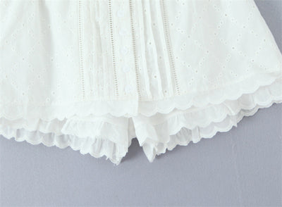 Conjunto de Blusa sin Mangas Bordada y Culotte de Algodón - Image 27