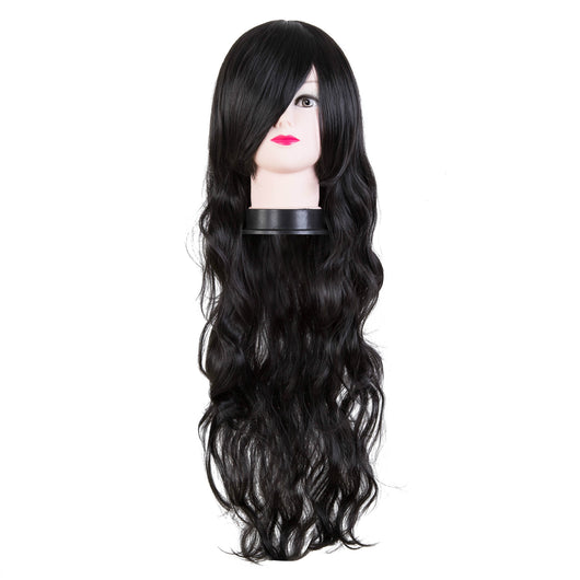 Peluca Cosplay Rizada 80CM - Cabello Largo Voluminoso - Image 9