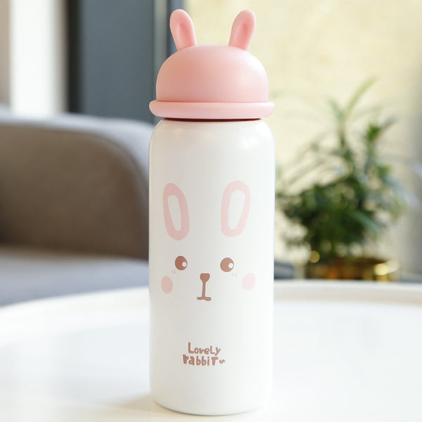 Taza Térmica de Acero Inoxidable Rosa para Niñas