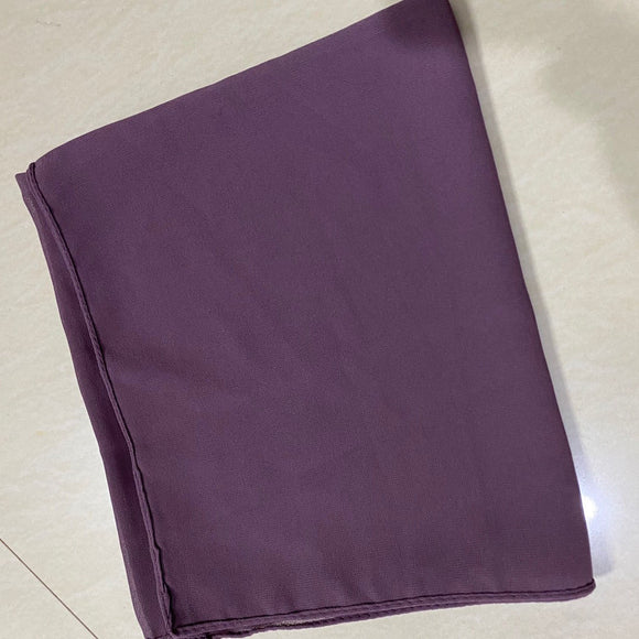Pañoleta Larga de Gasa Liso - Estilo Casual Versátil