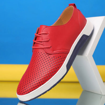 Zapatos de Cuero Perforado para Hombre - Diseño Moderno y Transpirable - Image 5