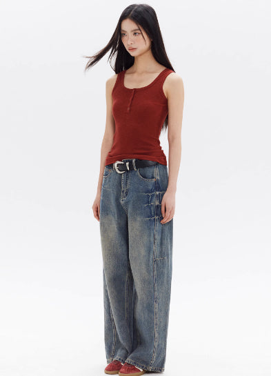 Jeans Sueltos Estilo Calle Americana - Image 10