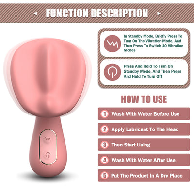 Masajeador de Senos con Cabezal en Forma de Hongo para Estimulación - Image 12