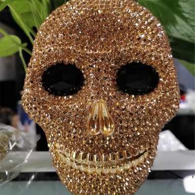 Organizador de Cena con Diseño de Calavera de Diamante para Mujer - Image 11