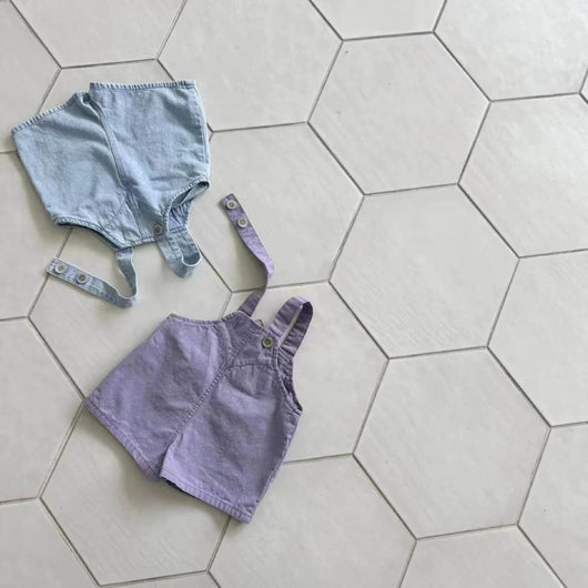 Shorts Vaquero con Tirantes para Niños y Niñas - Image 11