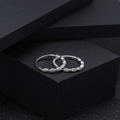 Anillo de Plata Esterlina con Moissanita de 1 Quilate y Microincrustaciones - Image 3