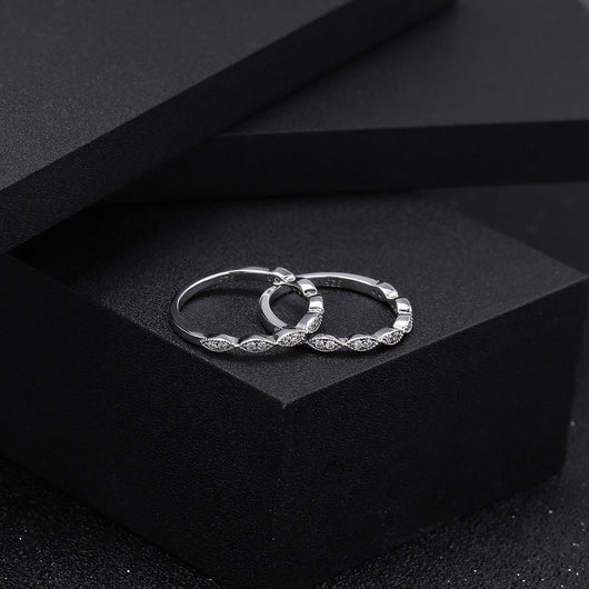 Anillo de Plata Esterlina con Moissanita de 1 Quilate y Microincrustaciones - Image 3