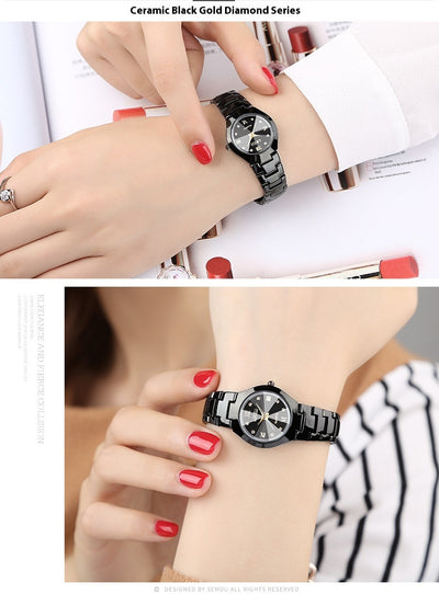 Reloj de Cuarzo Impermeable para Mujer de Temperamento Simple - Image 30