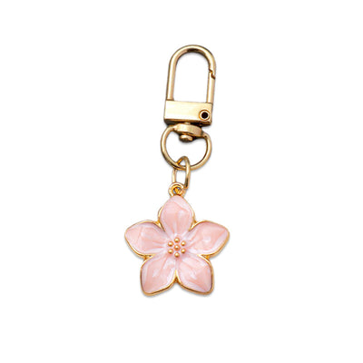 Dije Flor de Cerezo Iridiscente con Aceite Flotante - Accesorio Multiuso - Image 8