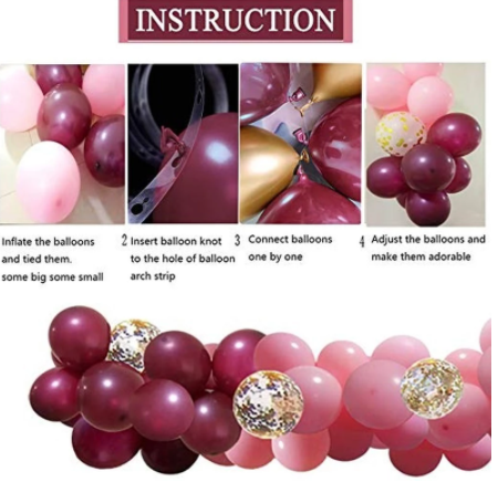 Globos de Látex Suave con Cadena Decorativa - Image 5