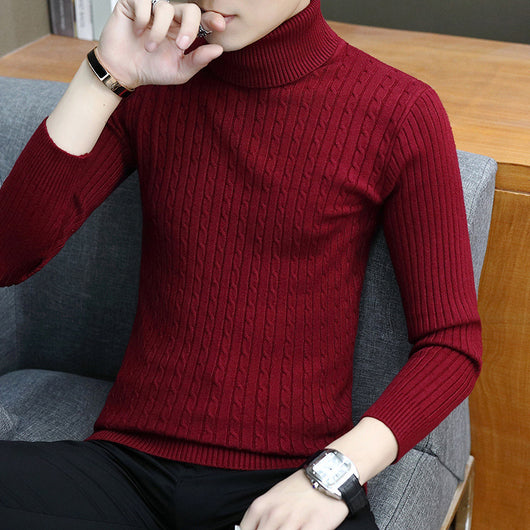 Suéter Slim Fit Cuello Alto para Hombre - Image 7