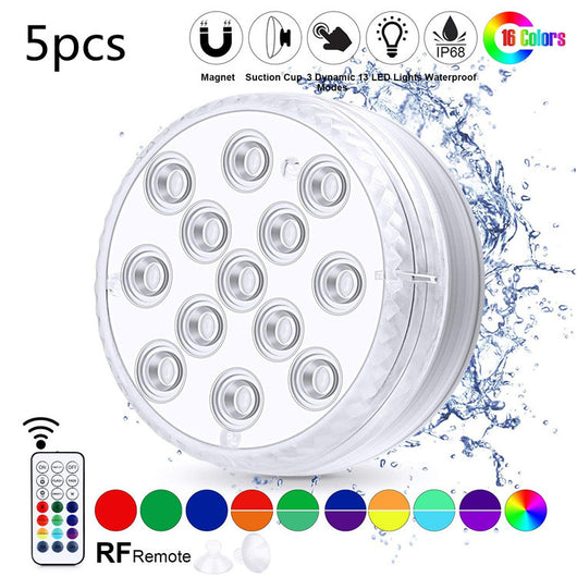 Luz Sumergible LED Impermeable con Control Remoto para Piscina, Fuente y Spa - Image 15