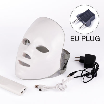 Máscara Facial de Fotones Luz Roja y Púrpura - Dispositivo Antiacné Profesional - Image 9