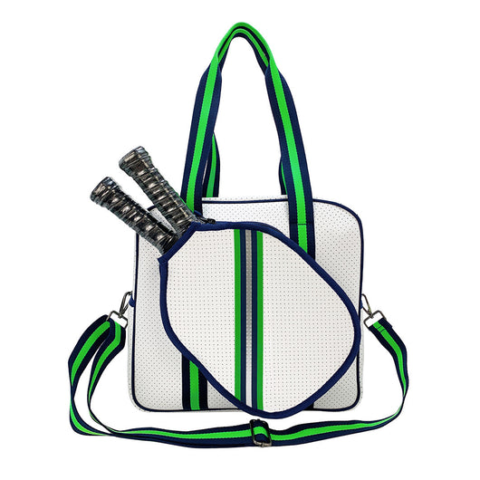 Bolsa Deportiva Tenis Crossbody a Rayas con Bandolera - Image 24