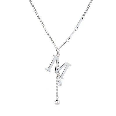 Dije de Plata Esterlina Letra M con Borla - Diseño Exclusivo - Image 8