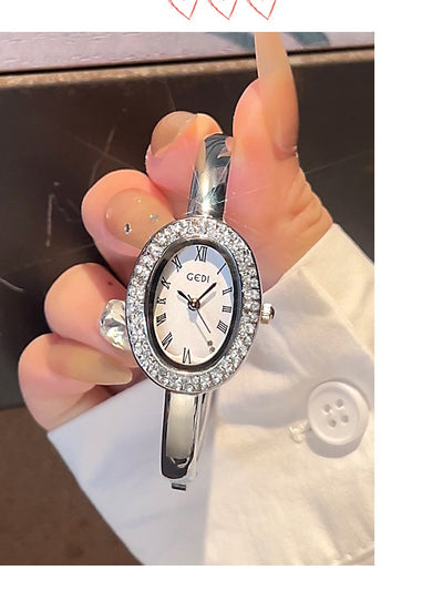 Reloj Pulsera Mujer Diseño Ovalado Elegante - Image 23