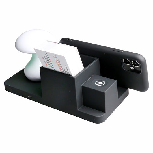Cargador Inalámbrico 3 en 1 para Teléfono, Auriculares y Reloj - Image 2