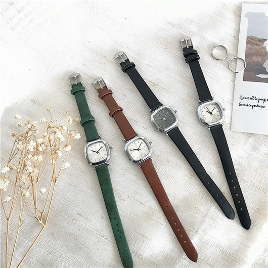 Reloj Cuadrado Retro Literario de Temperamento Elegante - Image 16