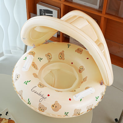 Flotador Anillo Parasol para Piscina con Pedestal - Image 10