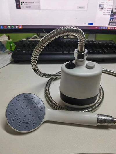 Ducha Portátil Recargable con Esponja Masajeadora - Ideal para Viajes y Espacios Reducidos - Image 5