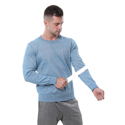 Playera Protectora Cuello Redondo Azul para Hombre - Image 2