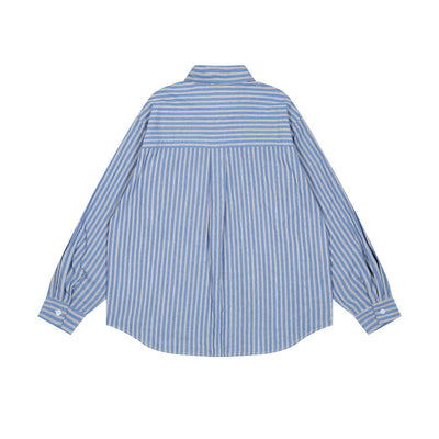 Camisa de Rayas Verticales Manga Larga para Hombre - Image 2