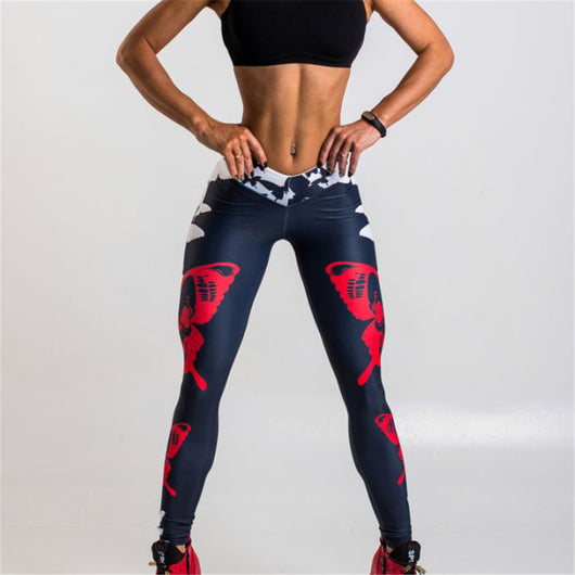 Leggings Deportivos con Estampado de Mariposas para Yoga y Entrenamiento