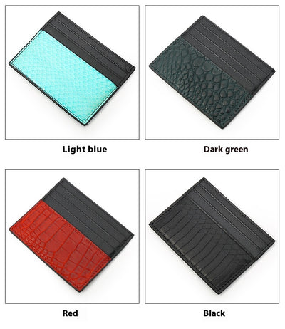 Billetera Minimalista de Cuero Genuino con Múltiples Compartimentos - Image 14