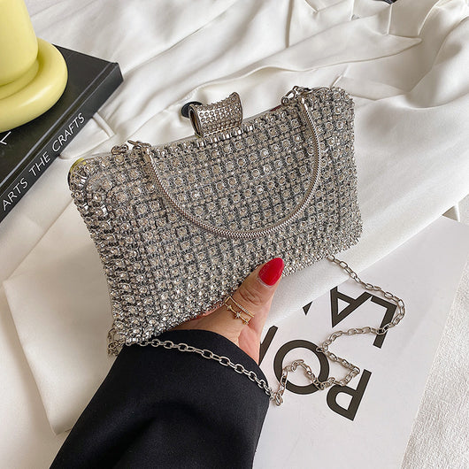 Bolso Mensajero Cuadrado Brillante para Fiestas y Eventos - Image 3