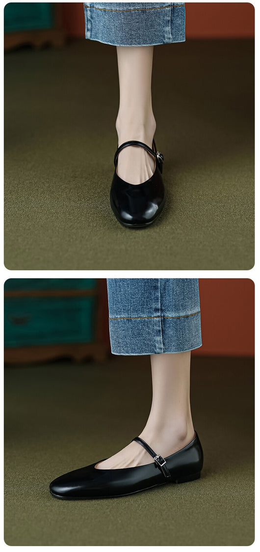 Zapatos Mary Jane Planos Cómodos de Punta Redonda para Mujer - Image 10