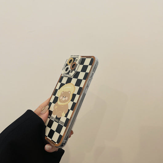Funda para Celular Osito a Cuadros - Diseño Suave y Protector - Image 4