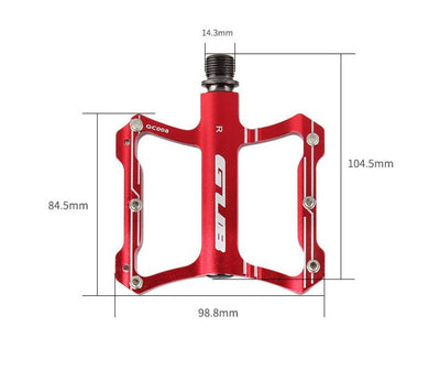 Pedales de Bicicleta Montañera con Rodamientos DU - Plegables para MTB y Ruta - Image 8
