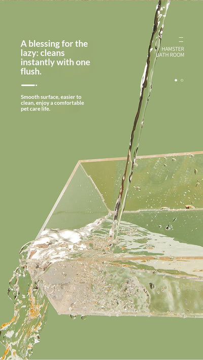 Arenero Transparente Gigante para Hámster - Bandeja Sanitaria con Arena Absorbente - Image 18