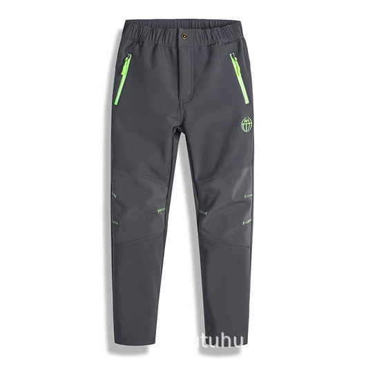 Pantalones Tácticos de Soft Shell para Niños - Otoño e Invierno - Image 4
