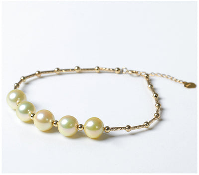 Pulsera de Perlas Dorado Claro Estilo Europeo y Americano - Image 8