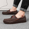 Sapatos Casuais de Couro Masculino Tamanho Grande