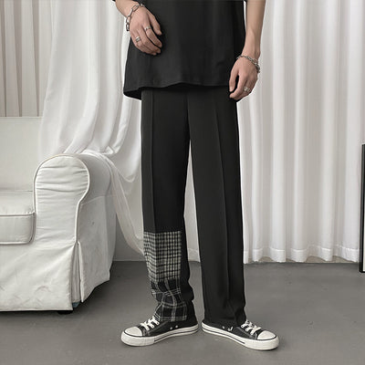 Pantalones Casuales Hombre con Costura Cuadrícula Novena - Image 14