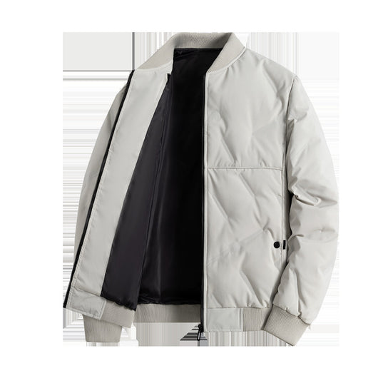 Chaqueta Acolchada Hombre Cuello Alto - Calidez y Estilo - Image 7