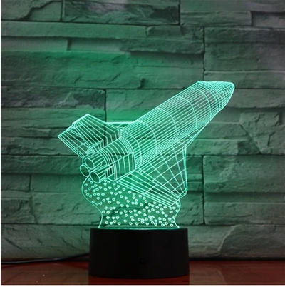 Lámpara Nocturna 3D Lanzadera Espacial Inteligente - Image 10