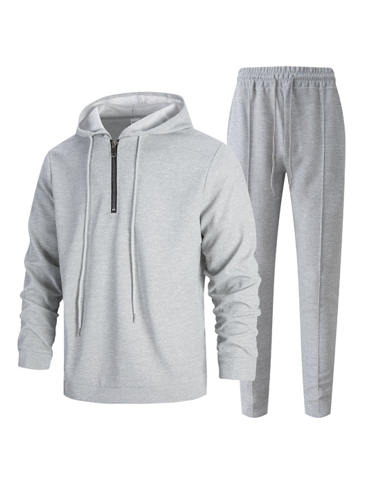 Conjunto Deportivo Dos Piezas con Sudadera Texturizada y Pantalón Largo - Image 16