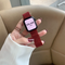 Watch With Magnetic Milan Stainless Steel Iwatch123456se Generation Men's And Women's Tide Rojo 38mm
