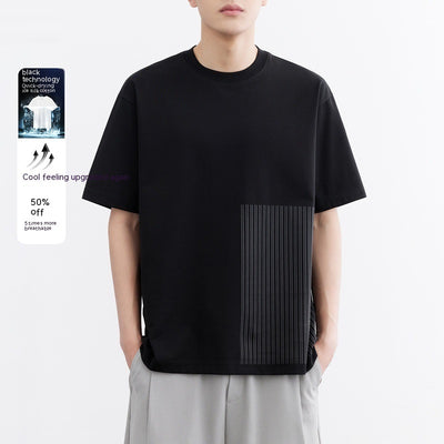 Camiseta Fresca Anti-arrugas de Algodón ICE para Hombre - Image 2