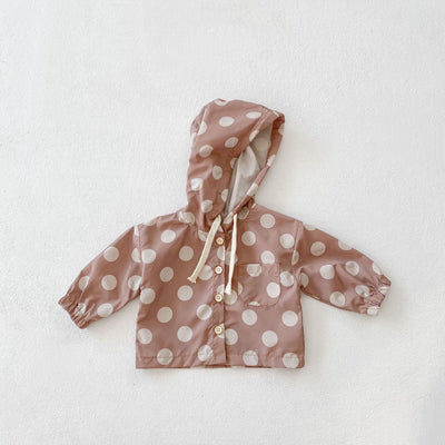 Cardigan Protector Solar con Estampado de Lunares para Bebé - Image 6