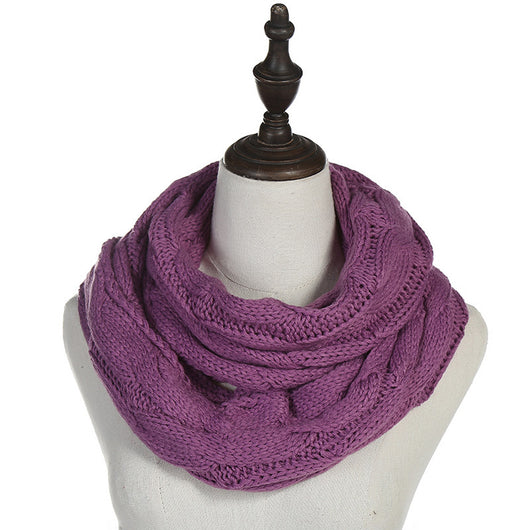 Bufanda Tejida Cálida Cien Torres para Otoño e Invierno - Image 13