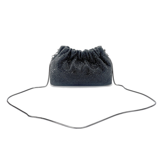 Bolso de Noche con Diamantes Completos y Cordón Ajustable - Image 17